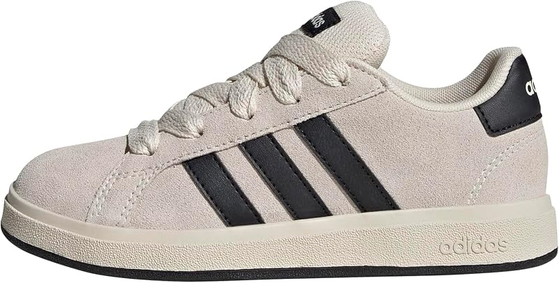 Mixte Enfant Grand Court 00S Kids Shoes, Wonder White/Core Black/Cloud White, 33.5 EU — photo 1 sur 8