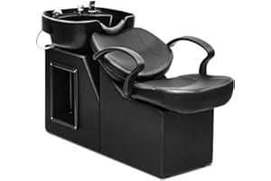 Betisef ABS Plastic Shampoo Bowl Chair,Barber Backwash Chair, Hair washing station for Spa Beauty Salon