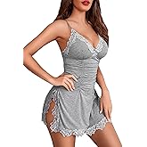 Avidlove Womens Lingerie Nightgowns for Women Soft Sexy Ruched Babydoll Lingerie