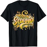 Orange Scorpio Zodiac Star Sign T-Shirt