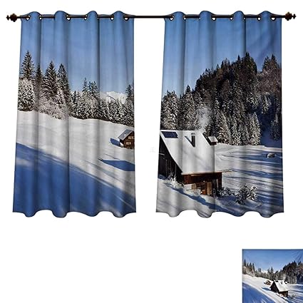 Amazon Com Rupperttextile Winter Blackout Curtains Panels For