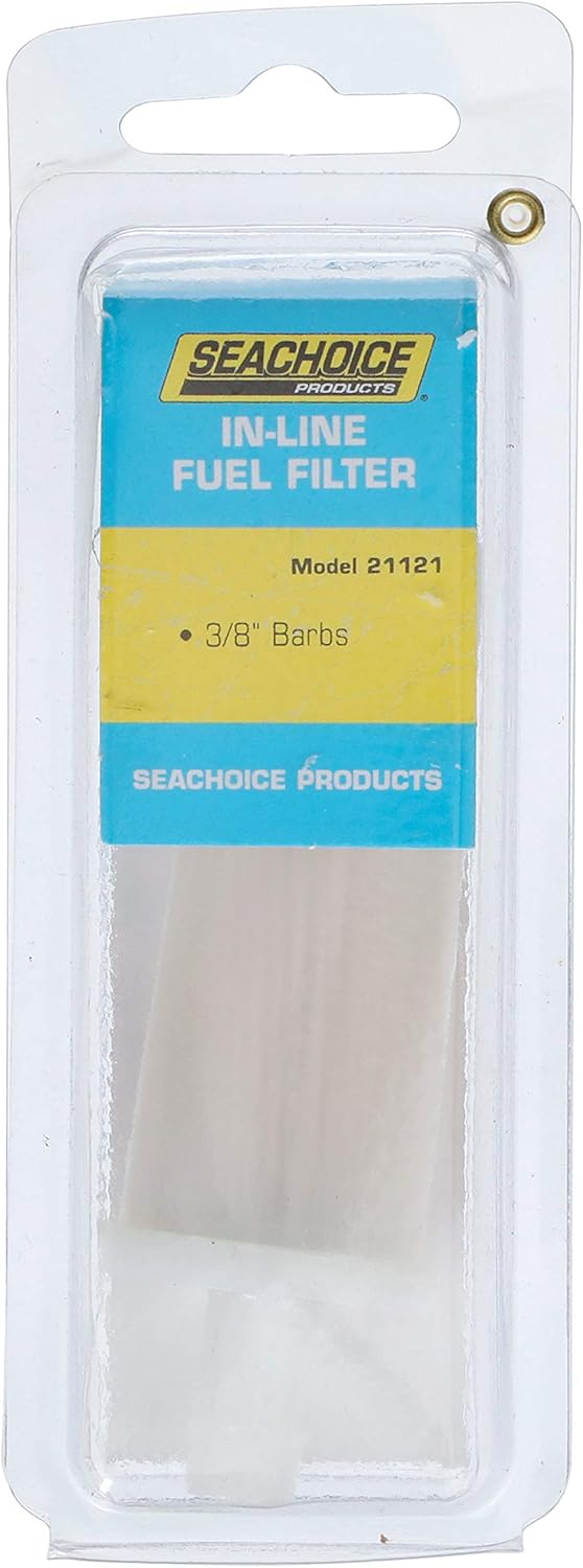 Seachoice 21121 Inline Fuel Filter Johnson/Evinrude, 3/8-Inch : Automotive Gas Filters : Sports & Outdoors