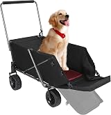 REDCAMP Folding Dog Trolley Cart 134L Heavy Duty Extendable Wagon view 1