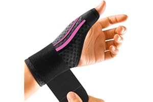 FREETOO Stable Thumb Brace Right Hand Left Hand for Arthritis Pain and Support, Thumb Splint for Trigger Thumb, Wrist Brace with Thumb Support for Tendonitis, De Quervains Tenosynovitis,Pink Right M