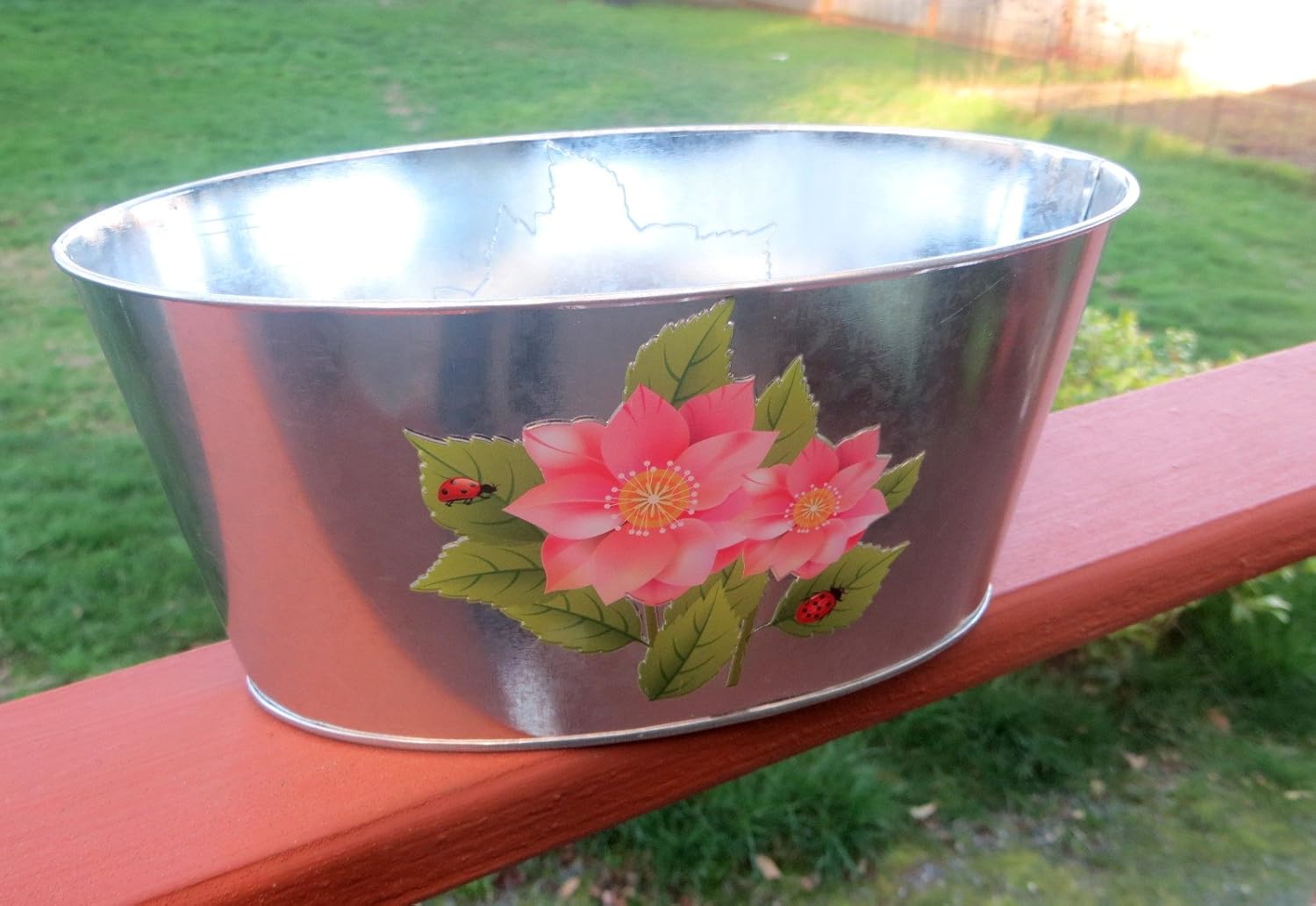 Galvanized Metal Planters Amazon.co.uk Garden & Outdoors