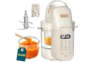 IAGREEA Baby Food Maker 10 OZ Baby Food Puree Maker, Steamer Puree Blender with Three Age Groups, Auto Cooking & Grinding, 24