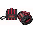 Grizzly Fitness 3" Premium Weight Lifting Wrist Wraps for Men and Women | Sold in Pairs | One-Size | Used by Pros to provide Wrist support | 3" Wide x 20" Long|Thick, Elastic Cotton with Thumb Loop | Velco closure