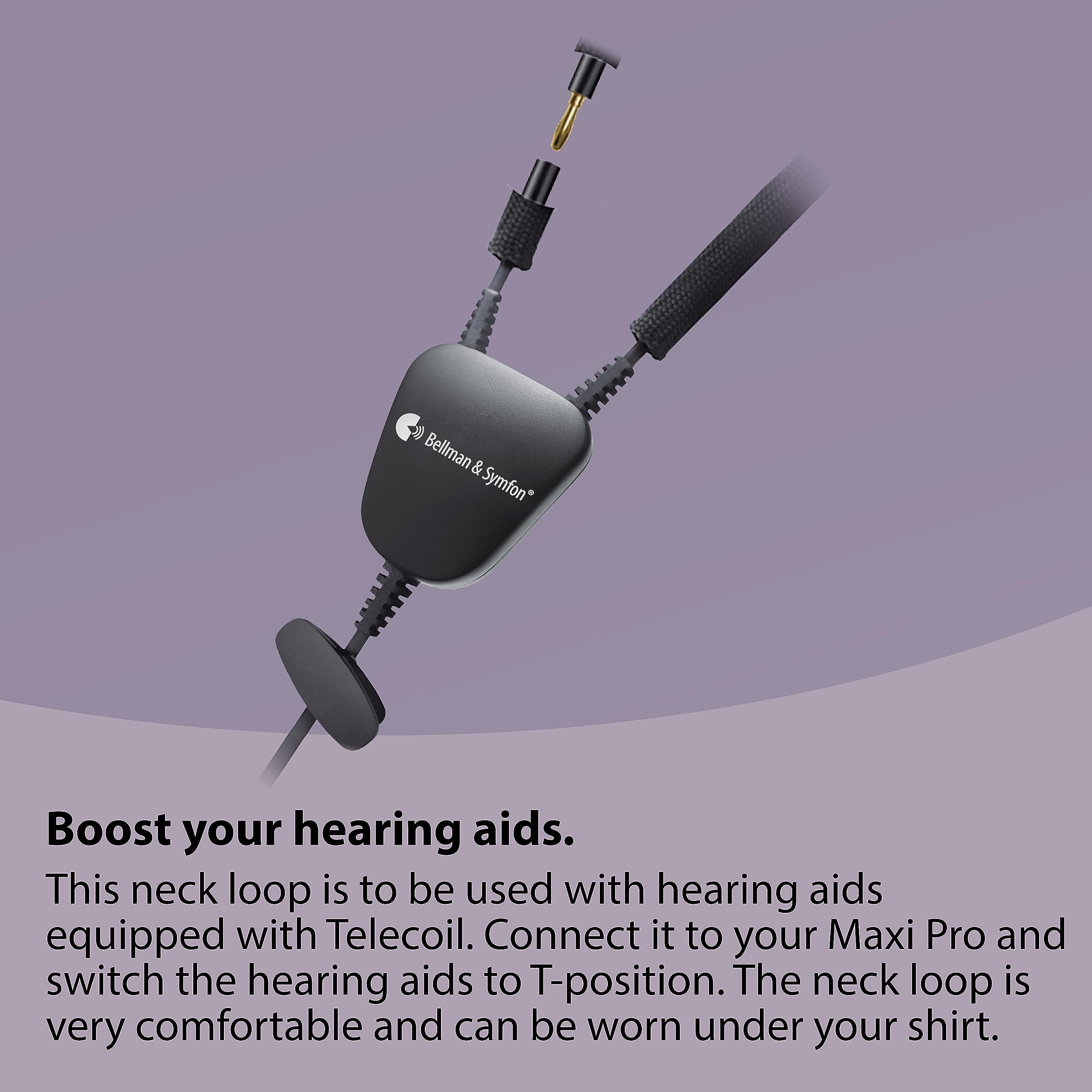 Neckloop Bellman Mua Bellman & Symfon Maxi Pro Bluetooth Hearing Amplifier with Neck ...