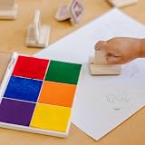 Melissa & Doug Rainbow Stamp Pad Arts and Crafts Set 6 Color Inkpad 3+ Gift view 6