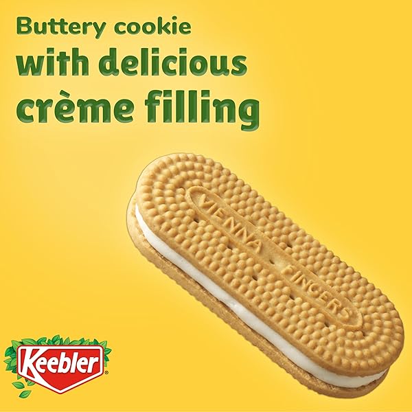 KEEBLER VIENNA FINGERS CREME FILLED SANDWICH COOKIES, 12OZ