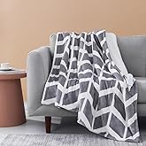 VENTIMI Heated Throw Blanket, 5 Heat Levels &amp; 3 Hours Auto Off, Grey | ETL &amp; FCC, Fast Warming, 50" &times; 60", Flannel and Sherpa, Couch Office Use, Machine Washable, Removable Controller