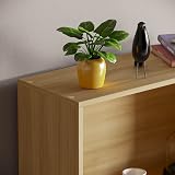 Vida Designs Cambridge 4 Tier Large Bookcase Oak Wood Shelving Unit view 4