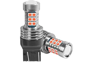 RACOONA Red for Tail Lights Brake Lights,Super Bright Brake Lights Bulbs,Car Accessories 1156 1157 T20/7443 3157/T25 LED Bulbs Replacement for Tail Lights Brake Light(Brake Lights Bulbs/Red, 7443/T20)