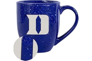 Rico Industries NCAA 16 oz Team Color Laser Engraved Speckled Ceramic Coffee Mug (D - G Schools)