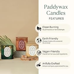 Paddywax Vista Scented Candle with Lid in Reusable