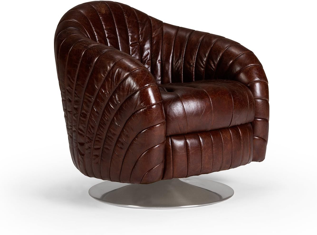 Massivum Sessel Bingham 78x78x76 Cm Echtleder Braun Amazon De Kuche Haushalt