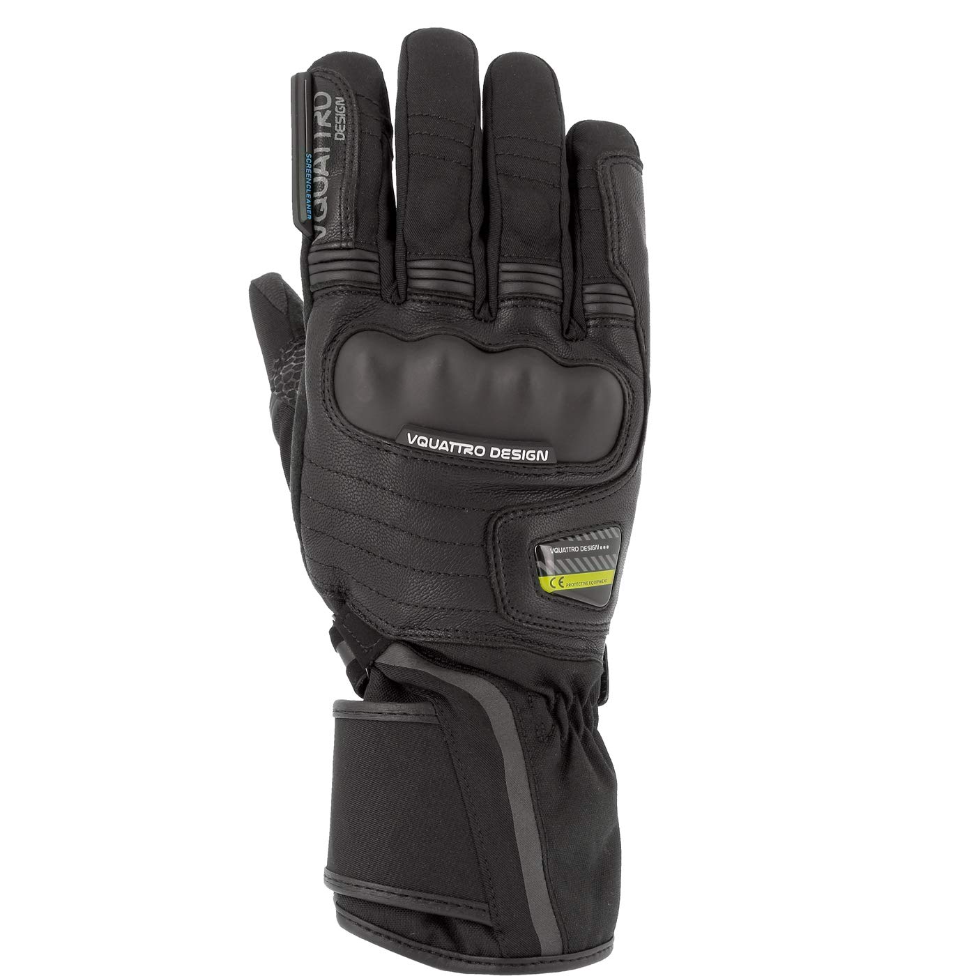 V Quattro Design - Gloves Mugello CE Approved - Black - Taille: 2XL