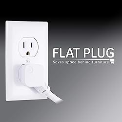 GE 6-Outlet Surge Protector, 2 Pack, 4 Ft Extension