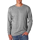 Jerzees Men's Heavyweight Long Sleeve Crewneck T-Shirt