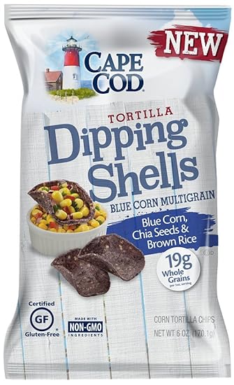 Amazon Com Cape Cod Tortilla Dipping Shells Multigrain Blue Corn