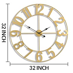 Sorbus Large Wall Clock for Living Room Decor