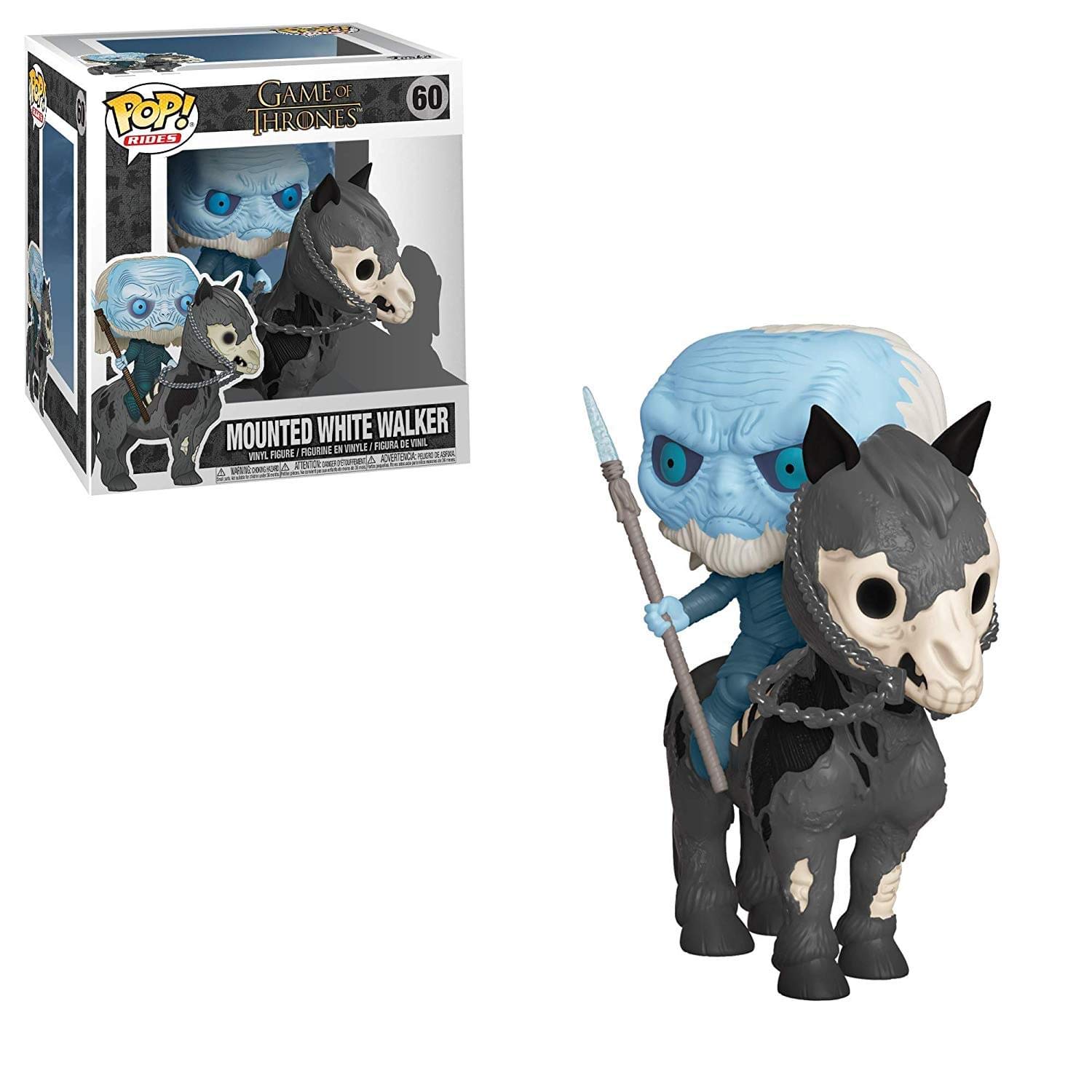 Funko POP! Rides: Game Of Thrones : White Walker on Horse - Collectable Vinyl Figure - Gift Idea - Official Merchandise - Toys for Kids & Adults - TV Fans - Model Figure for Collectors and Display — image 1