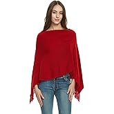 Ferand Women's Lightweight Poncho Sweater Versatile Shawl Wraps Holiday Gifts for Women 2024