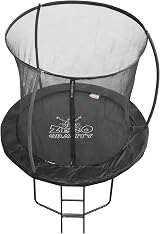 Zero Gravity Ultima 4 Trampoline 8ft Black Edition with Safety Enclosure view 2