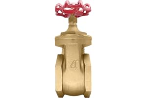 DURACHOICE 4" Brass Gate Valve - 200WOG, FxF NPT