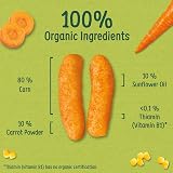 Organix Melty Carrot Puffs Organic Baby Snack 4 x 18 g Bags Multipack view 2
