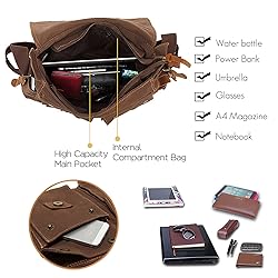 FANDARE Unisex Messenger Bag Canvas Satchel Bag