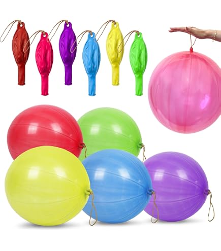Amazon.com: 36 Pcs Valentines Day Punch Balloons Red Pink Heavy