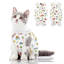 SUNFURA Cat Recovery Suit, Kitten Surgical Full