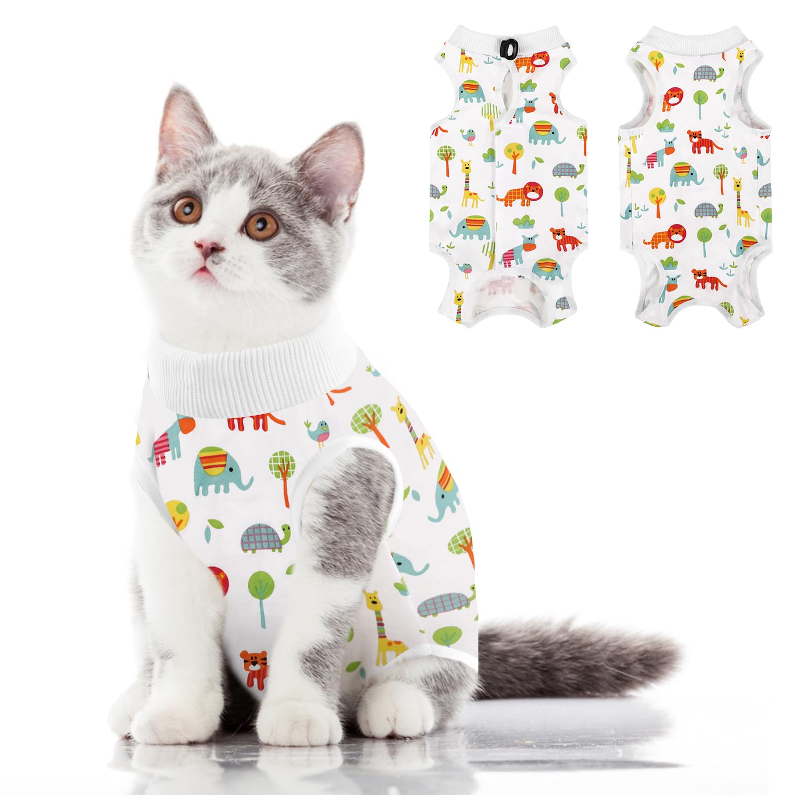 SUNFURA Cat Recovery Suit, Kitten Surgical Full