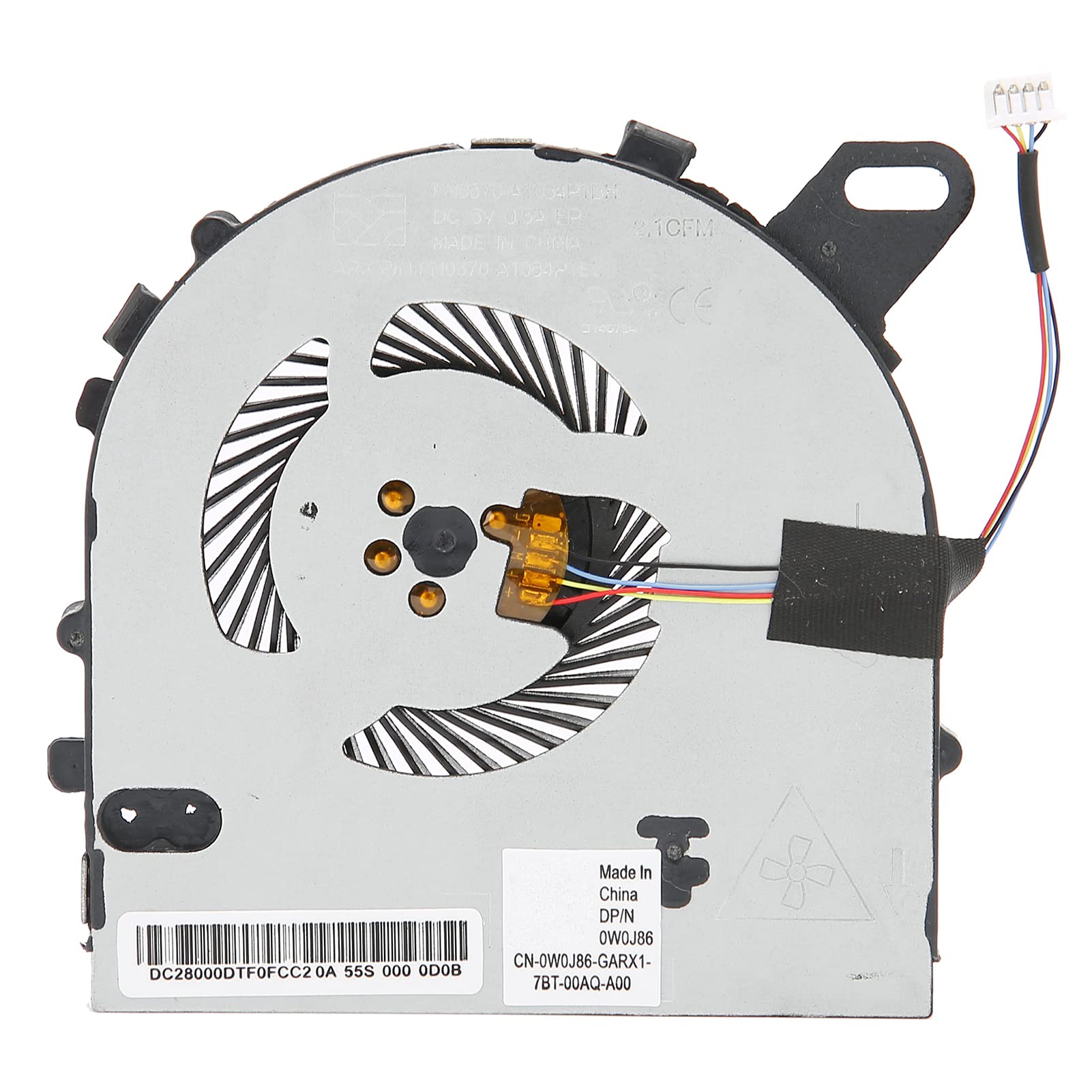 ciciglow CPU Cooling Fans,PC Fans Strong Heat Dissipation Durable Laptop Cooling Fan Replacement for DELL Inspiron 15‑7572/7560/Vostro 5468/5568 Laptop