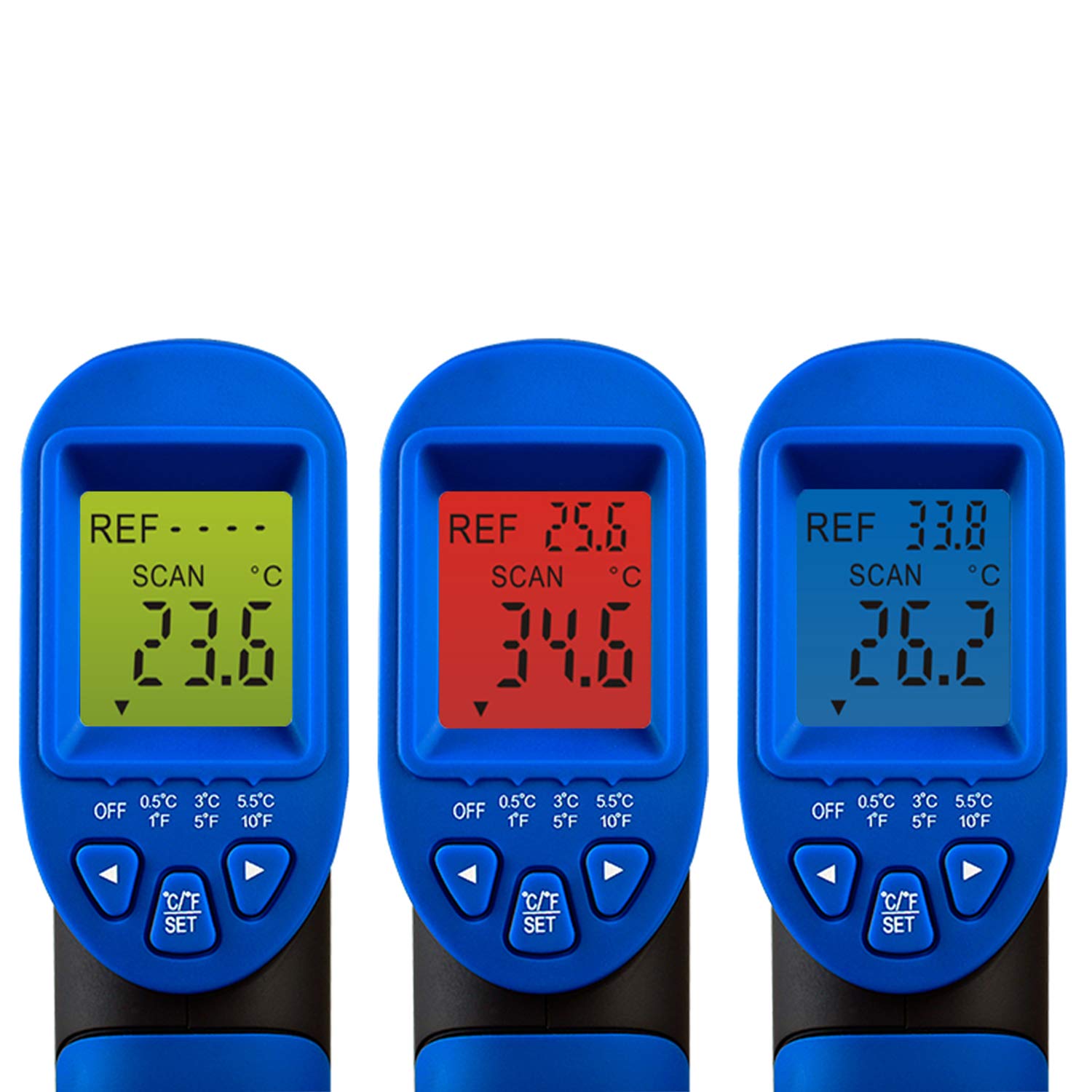 Infrared Thermometer, Non-contact Digital Laser IR Infrared Thermometer Instant Read Temperature Gun IR Laser Thermometer, Temperature Measuring Instrument, Oritronic Laser Thermometer