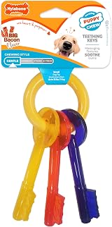 Nylabone Gentle Puppy Teething Keys Bacon Flavour Small Up To 11 kg view 7
