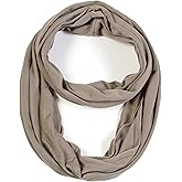 Super Soft Cotton Blend Lightweight Solid Color Multi Loop Infinity Scarves