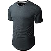 H2H Mens Casual T Shirt Long/Short Sleeve T Shirt Muscle Gym Workout Athletic Tee