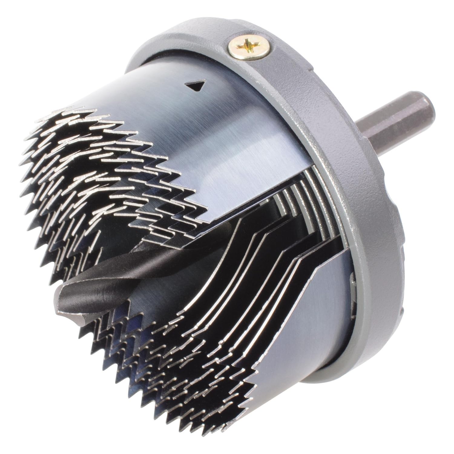 wolfcraft Standard Hole Saw Set 7 Pcs. With Metal Body I 2164000 I Saw with 7 quick-change blades, Ø 25-62 mm, cutting depth 23 mm — image 1