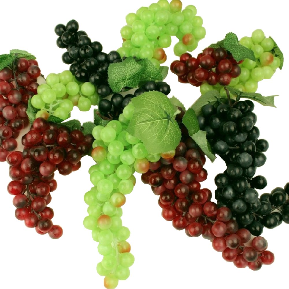 Amazoncom 10 Pack Artificial Plastic Fruit Grapes Cluster Home