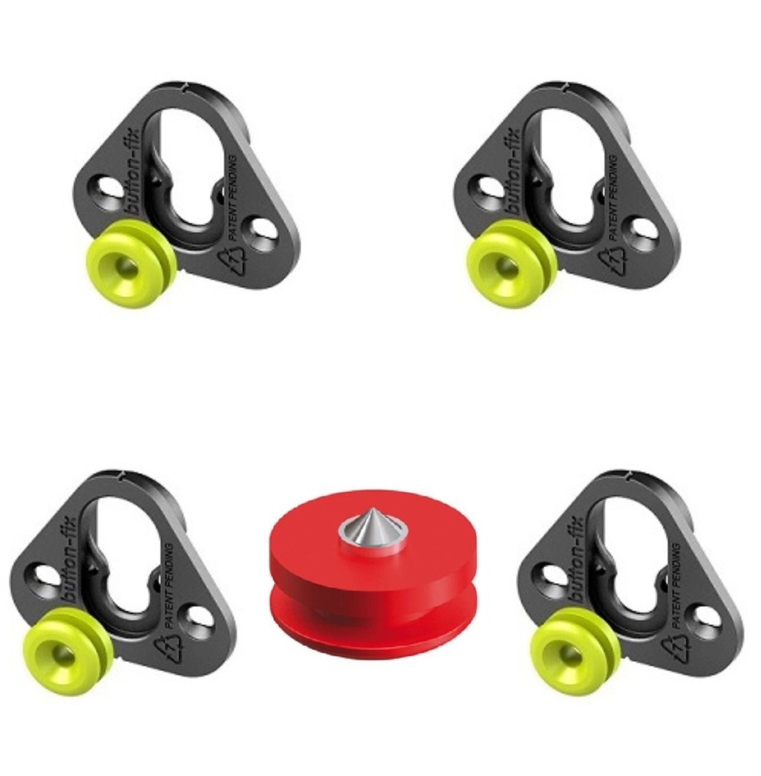 Button Fix Type 1 Bracket Marker Guide Kit Connecting Parallel Panels x4