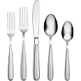 Oneida Jordan 20 Piece Everyday, Service for 4 Flatware, 10.4 inches, Silverware Set