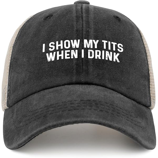 Rtiuortpy The Hell I Won't Trucker Hat Women Funny Mesh Baseball