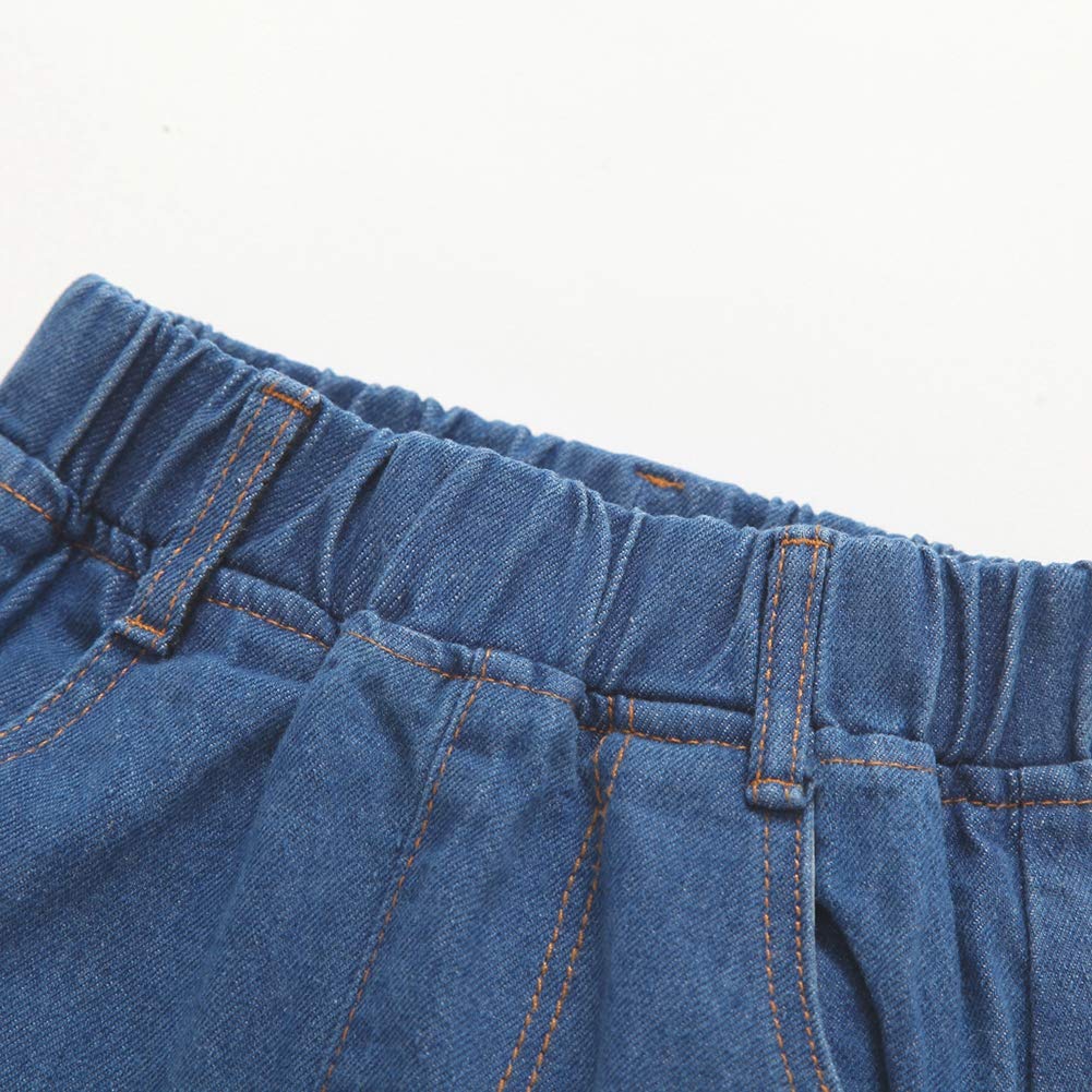 Bobora Pantalon Bebe Garcons Sarouel Pantalon Court En Denim Jeans Pour 1 6ans Garcons Enfants Pantalons Bebe Puericulture Dwteam In