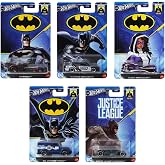 Hot Wheels Batman 2024 Complete Set of 5 &ndash; HDG89‑956L | 1:64 Scale Die-Cast Vehicles Featuring Iconic Batman Designs &ndash; Ages 3+