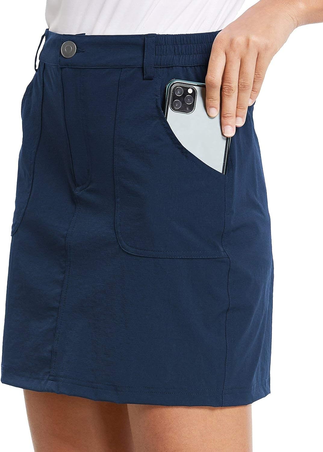 BALEAF Women's Outdoor Skort UPF 50 Active Athletic Skort Casual Skort Skirt with Zip Pockets Hiking Golf: Clothing