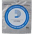 D'Addario PL009 Plain Steel Guitar Single String, .009