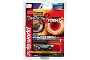 AW AUTO WORLD Auto World Thunderjet 1966 Ford GT40 (Orion Silver) HO Scale Slot Car