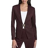 Halston Womens Blazer Gold Blazer